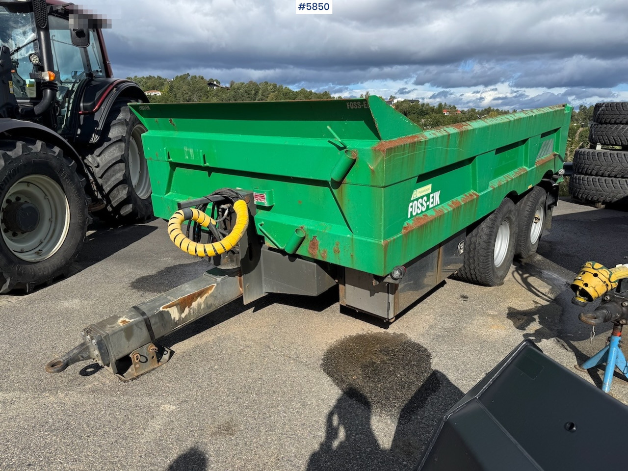 2015 Foss EIK 5.150 Dumper with 50 km/h. - Traktorska prikolica za farmu/ Kiper: slika 1 2015 Foss EIK 5.150 Dumper with 50 km/h. - Traktorska prikolica za farmu/ Kiper: slika 1