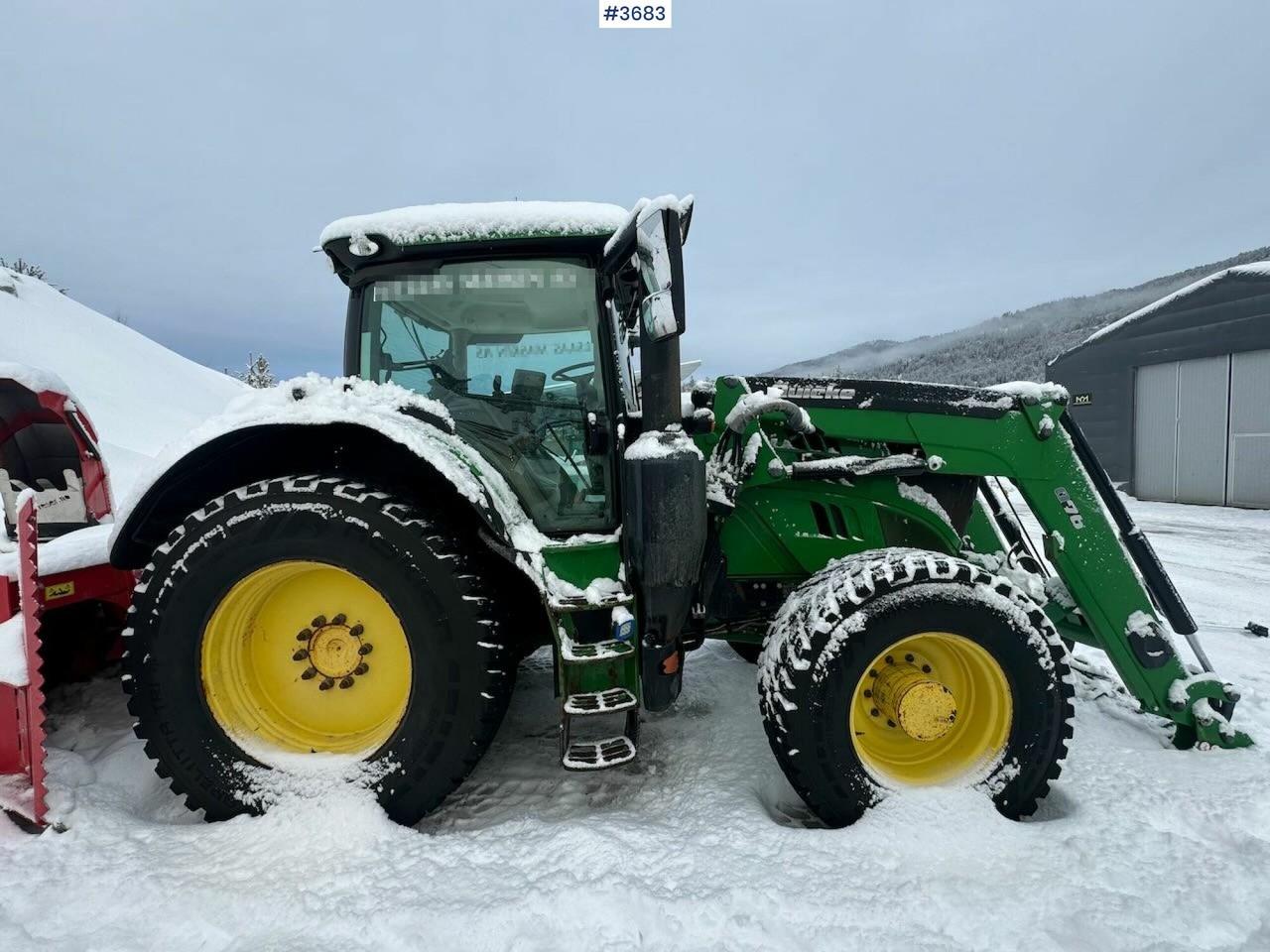 2016 John Deere 6175R 4x4 w/ front loader - Traktor: slika 1 2016 John Deere 6175R 4x4 w/ front loader - Traktor: slika 1