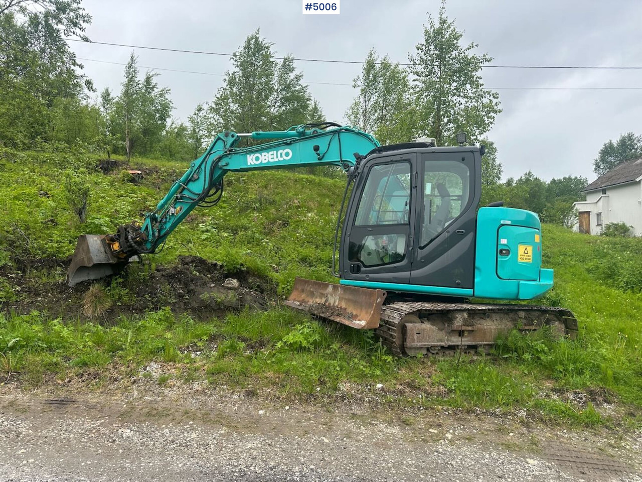 2016 Kobelco SK75SR-3E excavator w/ 2 buckets, rototilt and factory new engine - Bager: slika 1 2016 Kobelco SK75SR-3E excavator w/ 2 buckets, rototilt and factory new engine - Bager: slika 1