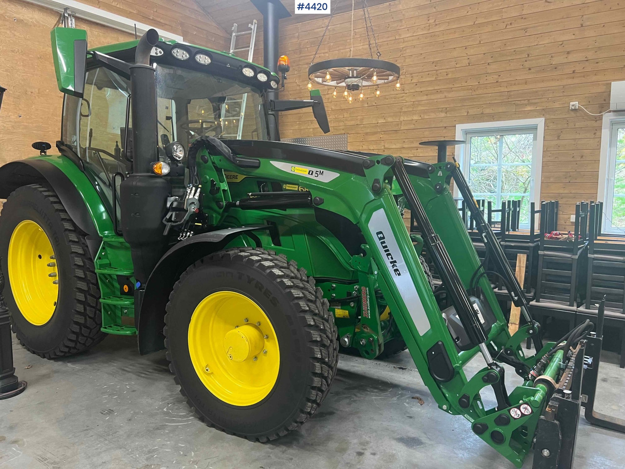 2024 John Deere 6150R w/ Quicke Front Loader & Bucket - Traktor: slika 5 2024 John Deere 6150R w/ Quicke Front Loader & Bucket - Traktor: slika 5