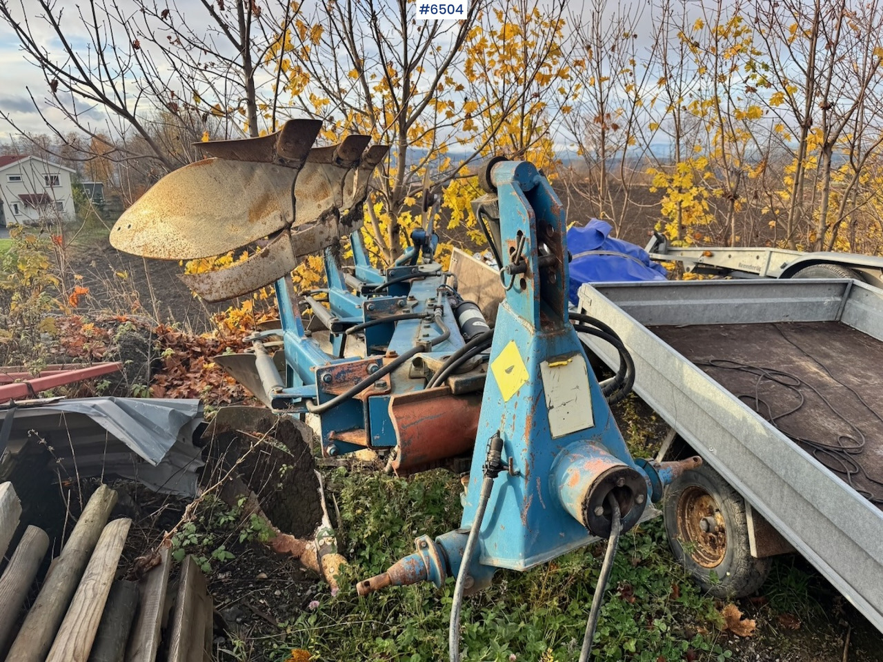 Approx. 1995 Øverum 3-furrow reversible plough - Oprema za obradu zemljišta: slika 1 Approx. 1995 Øverum 3-furrow reversible plough - Oprema za obradu zemljišta: slika 1