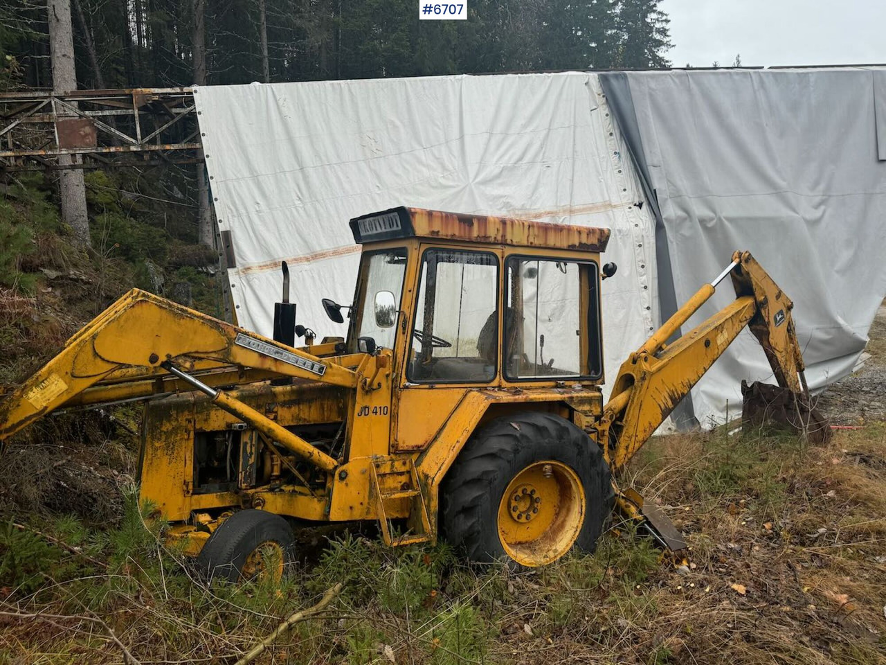 John Deere 410 Backhoe loader - Traktor: slika 2 John Deere 410 Backhoe loader - Traktor: slika 2