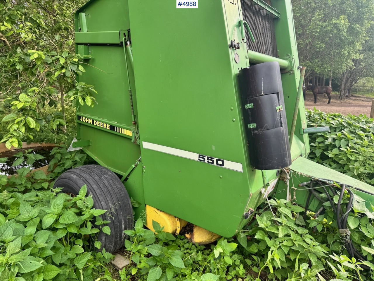 Oprema za prevrtanje i razlaganje John Deere 550 Round baler with control box: slika 8