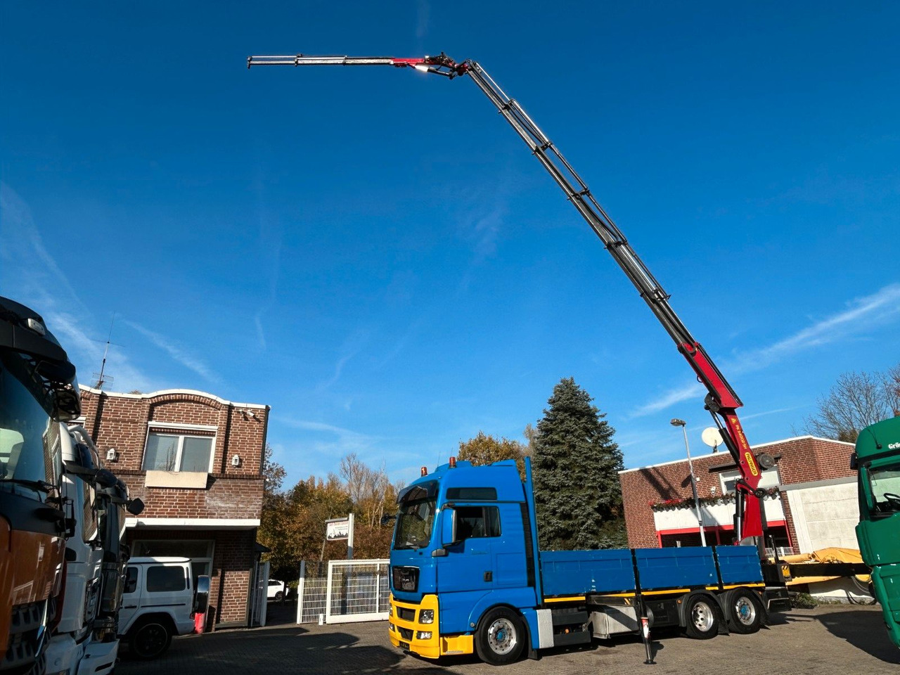 MAN 26.440 TGX Pritsche + PK 34002 + JIB Seilwinde - Kamion sa dizalicom: slika 1 MAN 26.440 TGX Pritsche + PK 34002 + JIB Seilwinde - Kamion sa dizalicom: slika 1