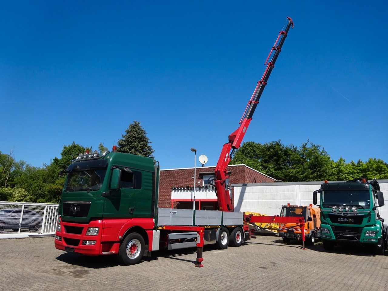 MAN 26.480 TGX + MKG HLK531 Kran +Lift-Lenkachse - Kamion sa tovarnim sandukom, Kamion sa dizalicom: slika 4 MAN 26.480 TGX + MKG HLK531 Kran +Lift-Lenkachse - Kamion sa tovarnim sandukom, Kamion sa dizalicom: slika 4