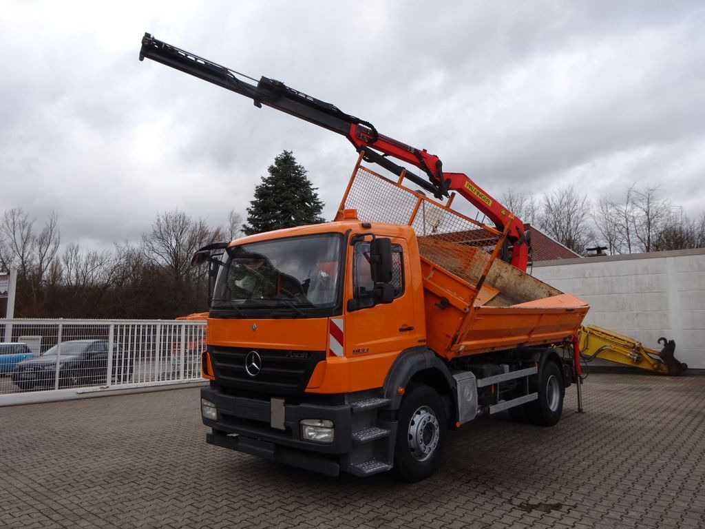Mercedes-Benz 1833 Axor Kipper mit Kran Wechselsytem - Istovarivač, Kamion sa dizalicom: slika 2 Mercedes-Benz 1833 Axor Kipper mit Kran Wechselsytem - Istovarivač, Kamion sa dizalicom: slika 2