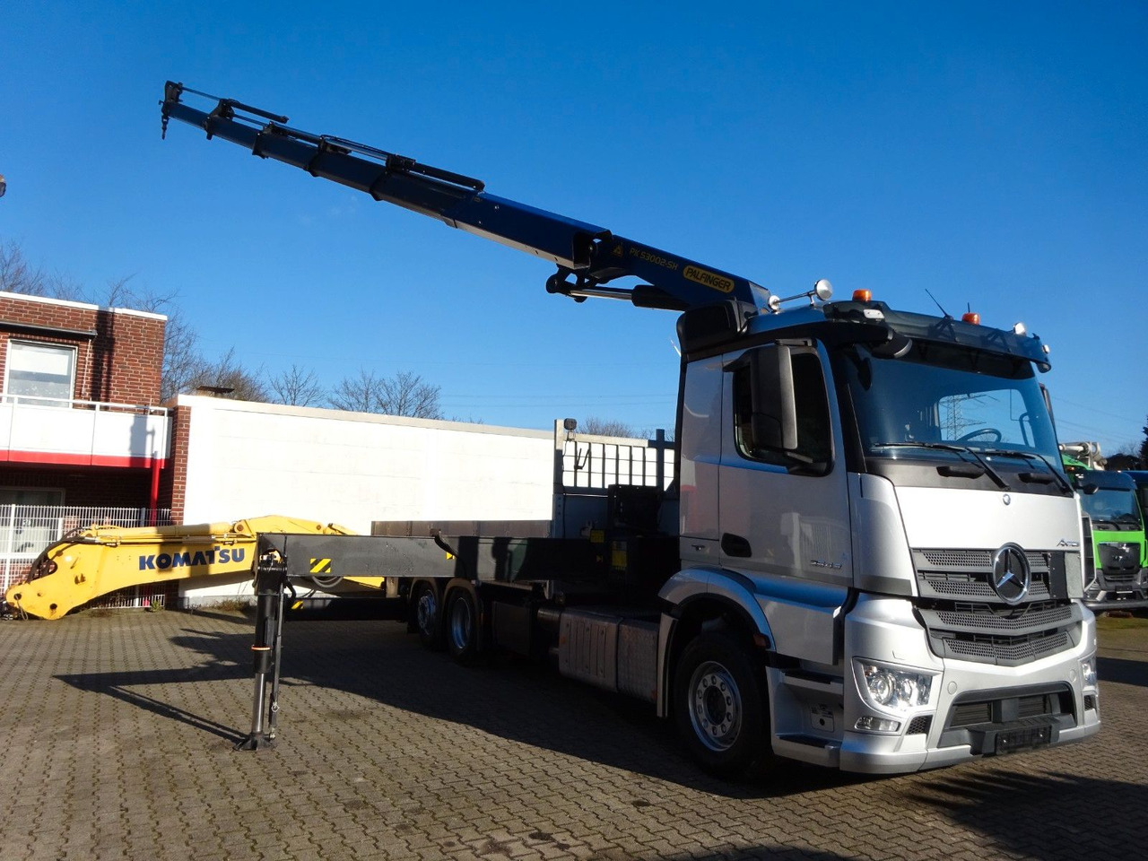 Mercedes-Benz 2543 Antos Pritsche + PK53002-SH Kran Mercedes-Benz 2543 Antos Pritsche + PK53002-SH Kran - Kamion sa dizalicom, Kamion sa tovarnim sandukom: slika 4 Mercedes-Benz 2543 Antos Pritsche + PK53002-SH Kran Mercedes-Benz 2543 Antos Pritsche + PK53002-SH Kran - Kamion sa dizalicom, Kamion sa tovarnim sandukom: slika 4