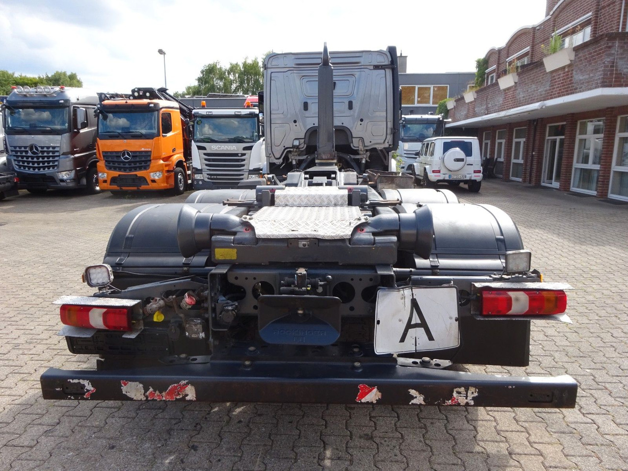 Kamion sa hidrauličnom kukom Mercedes-Benz 2545 Actros MEILLER Abroller +Lift-Lenkachse: slika 7