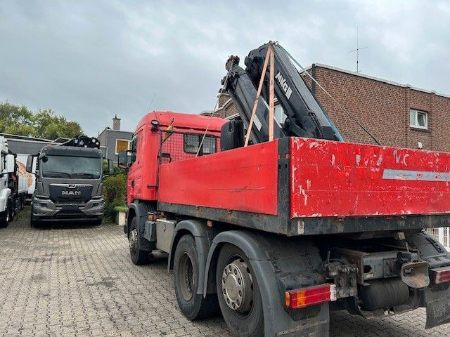 Scania 124 L 470 Pritsche + MKG HLK 201 HP 6x2 - Kamion sa tovarnim sandukom, Kamion sa dizalicom: slika 3 Scania 124 L 470 Pritsche + MKG HLK 201 HP 6x2 - Kamion sa tovarnim sandukom, Kamion sa dizalicom: slika 3
