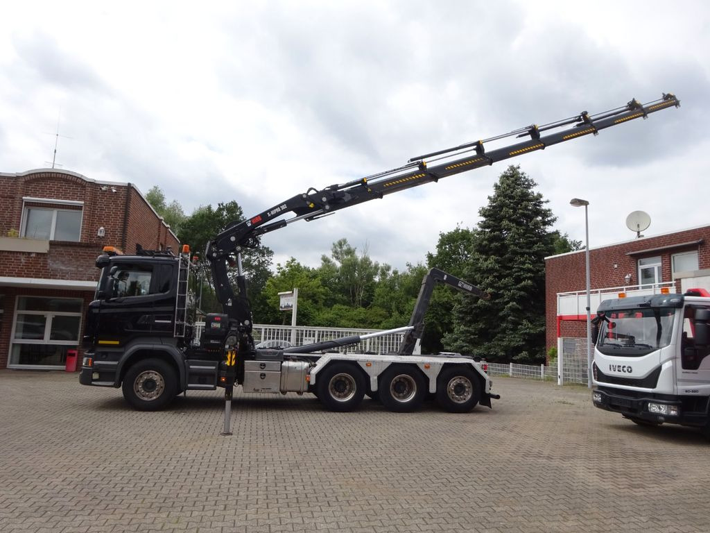 Scania R490 Abroller + HIAB 302E-6 Bj.2021 !Kran TRIDEM - Kamion sa hidrauličnom kukom, Kamion sa dizalicom: slika 1 Scania R490 Abroller + HIAB 302E-6 Bj.2021 !Kran TRIDEM - Kamion sa hidrauličnom kukom, Kamion sa dizalicom: slika 1
