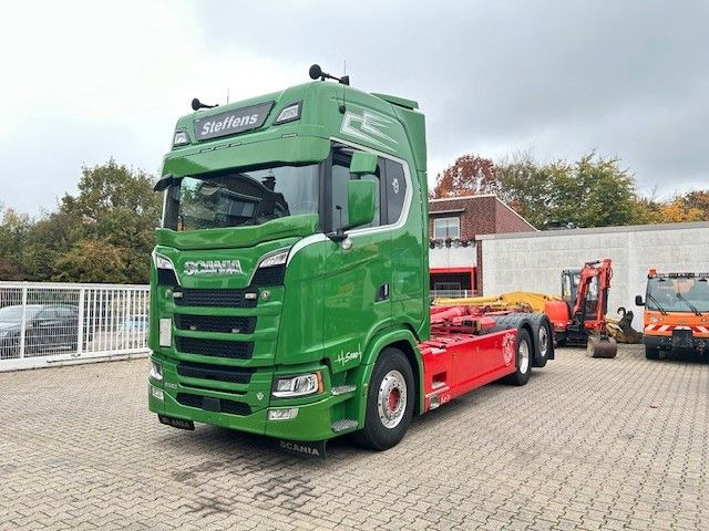 Scania S580 V8 MEILLER Abroller mit Lift+Lenkachse 6x2 - Kamion sa hidrauličnom kukom: slika 2 Scania S580 V8 MEILLER Abroller mit Lift+Lenkachse 6x2 - Kamion sa hidrauličnom kukom: slika 2