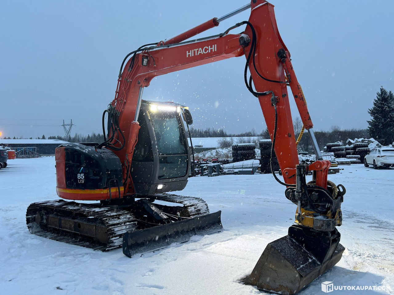 Hitachi Zaxis ZX85 with mono boom + Engcon. 2004. Tracked excavator, Tornio - Bager guseničar: slika 2 Hitachi Zaxis ZX85 with mono boom + Engcon. 2004. Tracked excavator, Tornio - Bager guseničar: slika 2