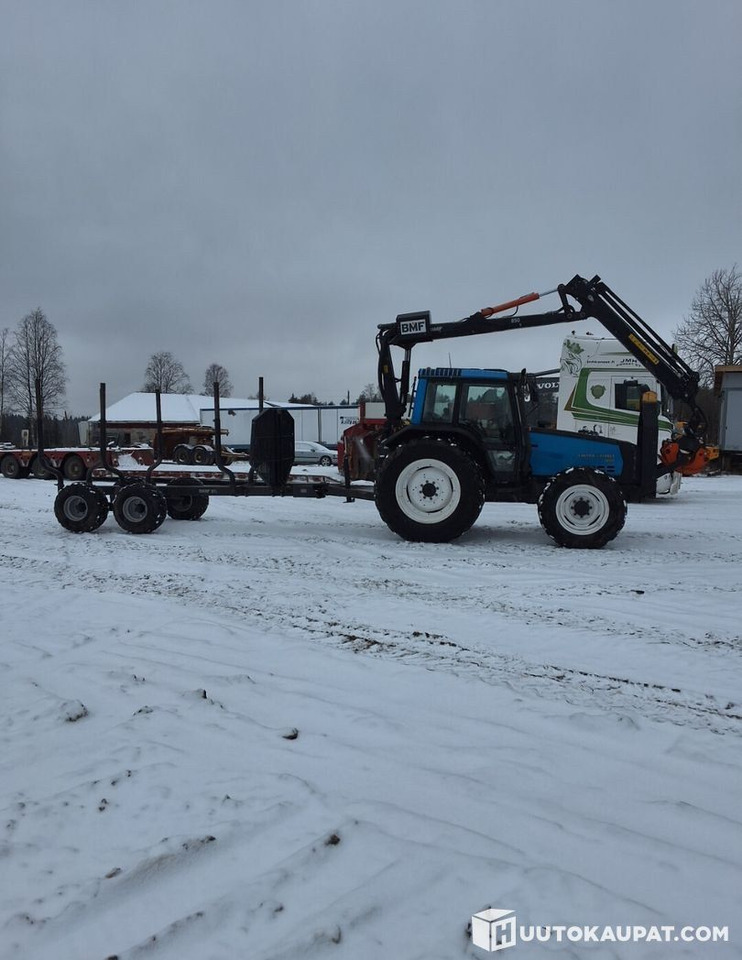 Valmet 6800 + PMF 850 crane + trailer BMF 9T, Leppävirta - Traktor: slika 2 Valmet 6800 + PMF 850 crane + trailer BMF 9T, Leppävirta - Traktor: slika 2