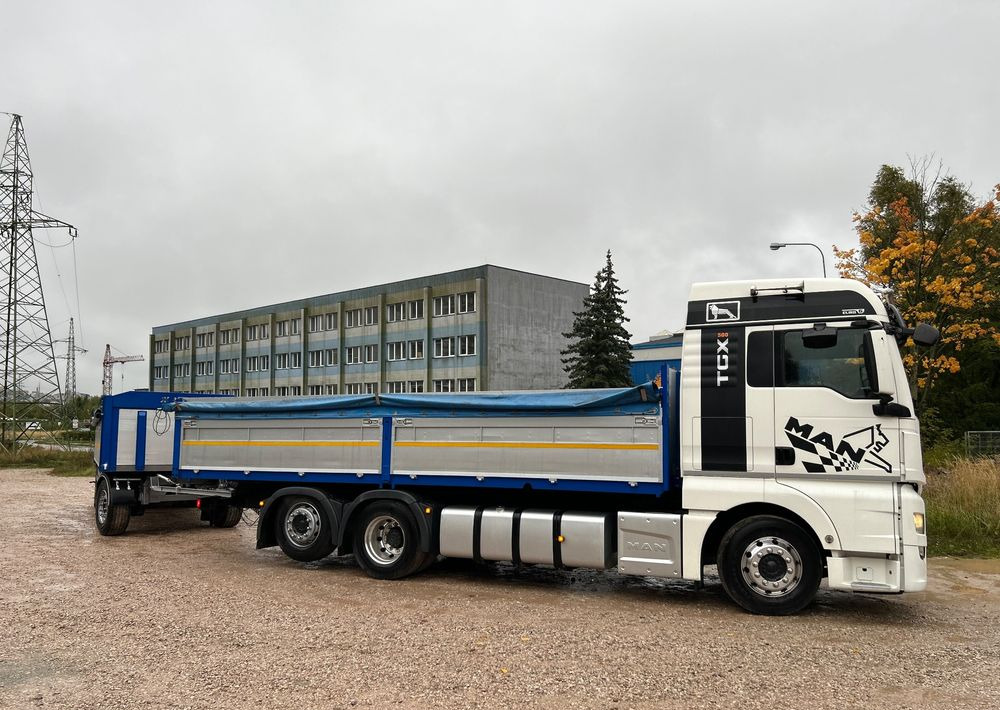 MAN TGX Tandem 1m burty TOP KOMPLET / ALUFELGI / zarejestrowany gotowy do pracy / przyczepa 18t / FULL OPCJA / 26.420 26.460 26.500 26.400 26.440 26.480 26.510 460 500 - Kamion sa tovarnim sandukom: slika 2 MAN TGX Tandem 1m burty TOP KOMPLET / ALUFELGI / zarejestrowany gotowy do pracy / przyczepa 18t / FULL OPCJA / 26.420 26.460 26.500 26.400 26.440 26.480 26.510 460 500 - Kamion sa tovarnim sandukom: slika 2