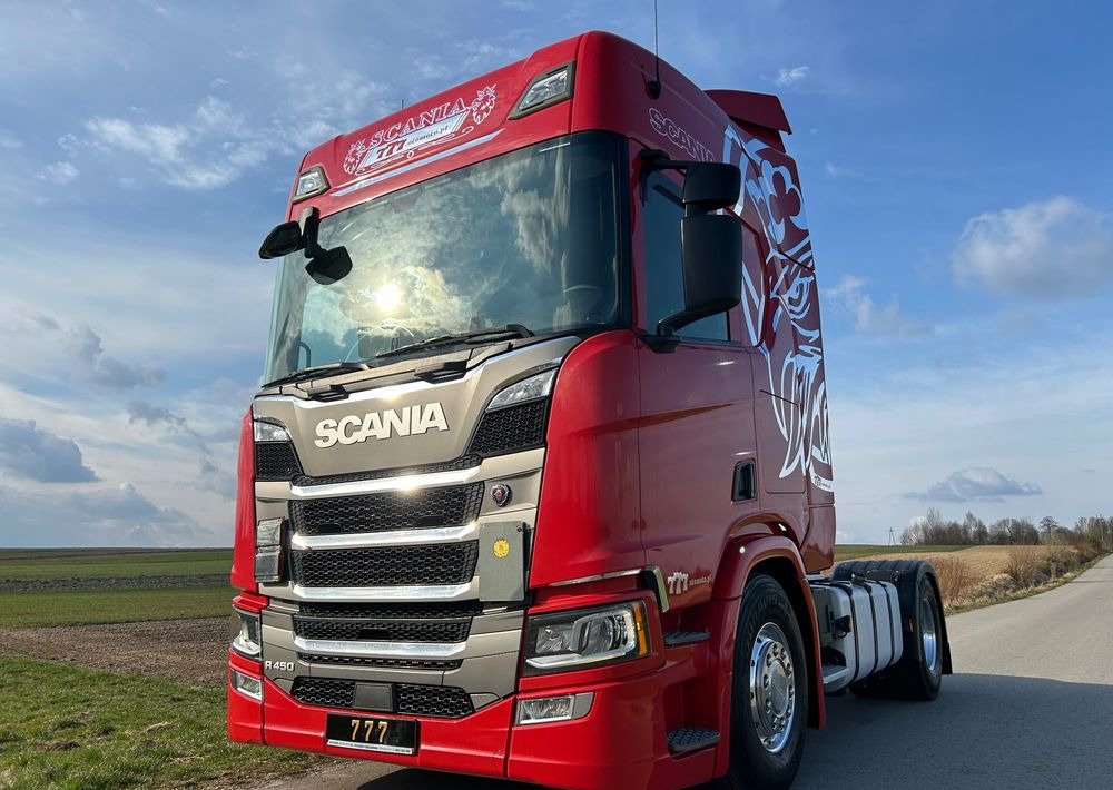 Scania R450 FULL ADR RETARDER ALUFELGI z Niemiec od jedynego właściciela ! HYDRAULIKA spod beczki spożywczej ! / do wywrotu ruchomej podłogi beczki TOP TOP TOP OKAZJA - Tegljač: slika 1 Scania R450 FULL ADR RETARDER ALUFELGI z Niemiec od jedynego właściciela ! HYDRAULIKA spod beczki spożywczej ! / do wywrotu ruchomej podłogi beczki TOP TOP TOP OKAZJA - Tegljač: slika 1