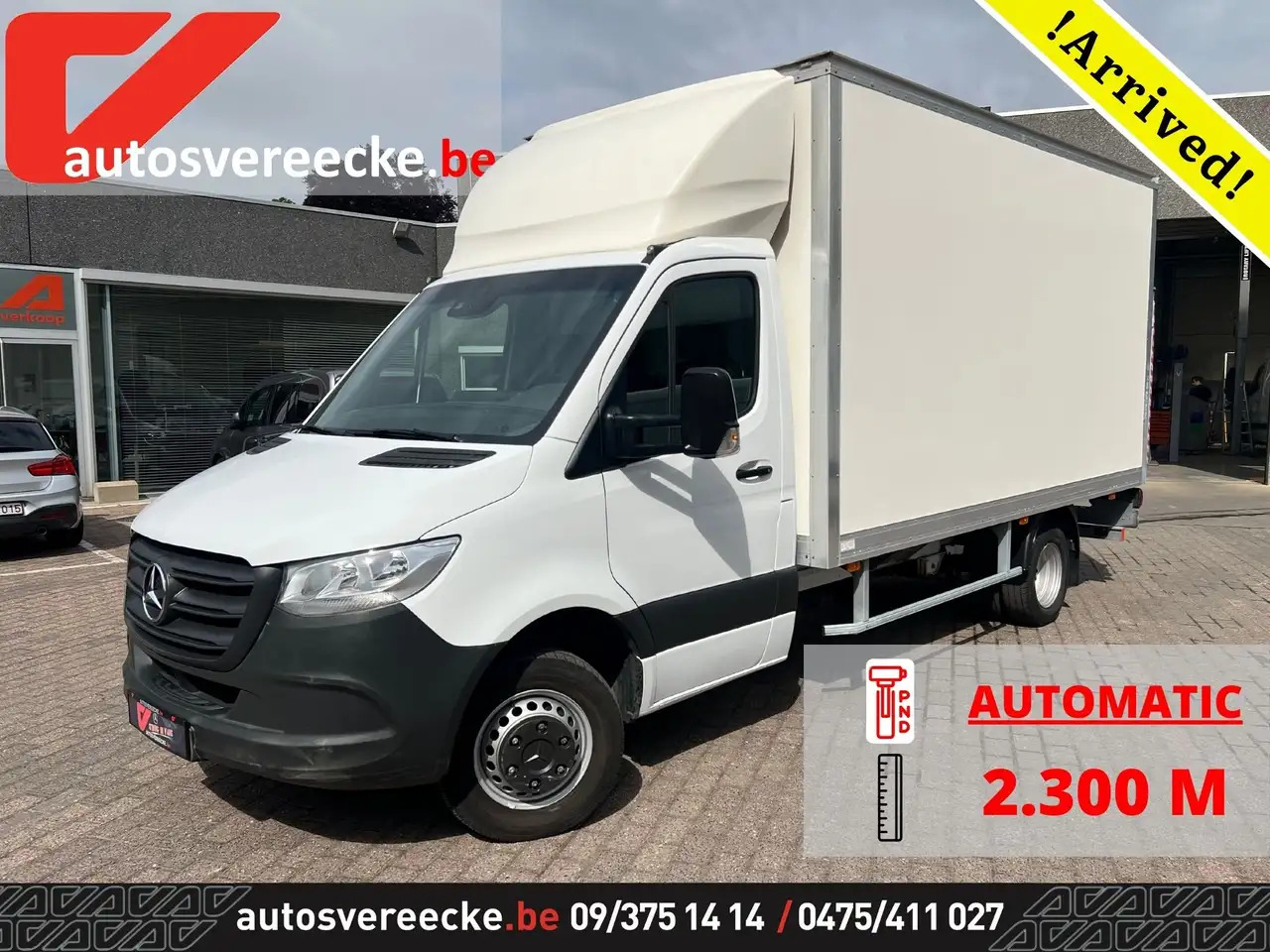 Mercedes-Benz Sprinter 515 KAST+LIFT + SPOILER (35.250ex) 2.300M - Dostavno vozilo sa zatvorenim sandukom: slika 1 Mercedes-Benz Sprinter 515 KAST+LIFT + SPOILER (35.250ex) 2.300M - Dostavno vozilo sa zatvorenim sandukom: slika 1