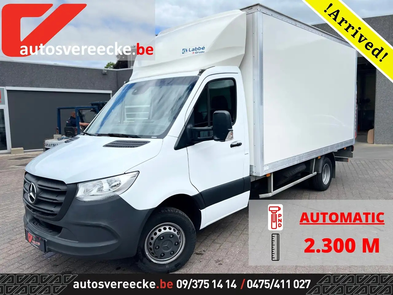 Mercedes-Benz Sprinter 515 KAST+LIFT + SPOILER (36.500ex) 2.300M - Dostavno vozilo sa zatvorenim sandukom: slika 1 Mercedes-Benz Sprinter 515 KAST+LIFT + SPOILER (36.500ex) 2.300M - Dostavno vozilo sa zatvorenim sandukom: slika 1