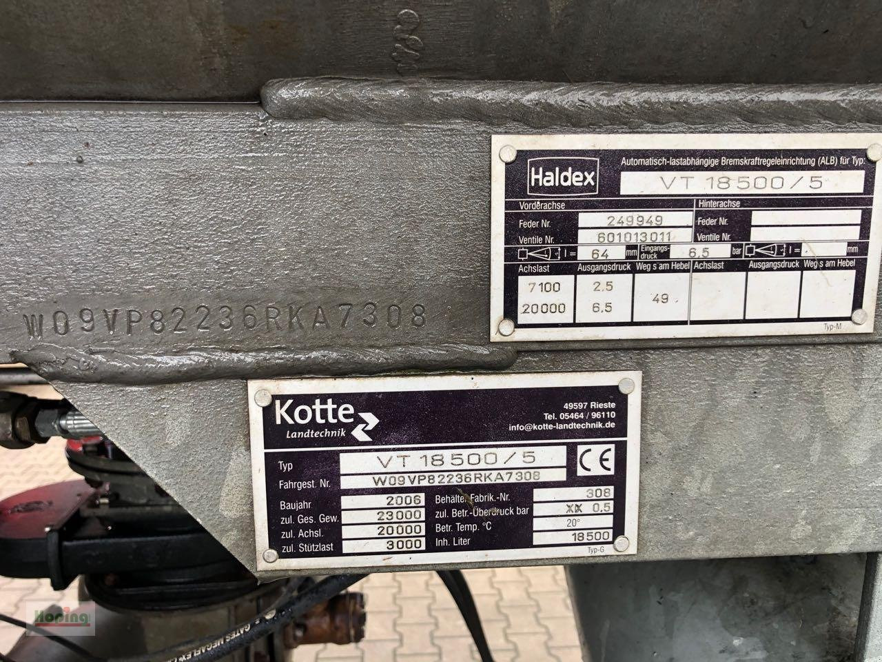 Kotte VT 18500/5 - Cisterna za osoku: slika 4 Kotte VT 18500/5 - Cisterna za osoku: slika 4