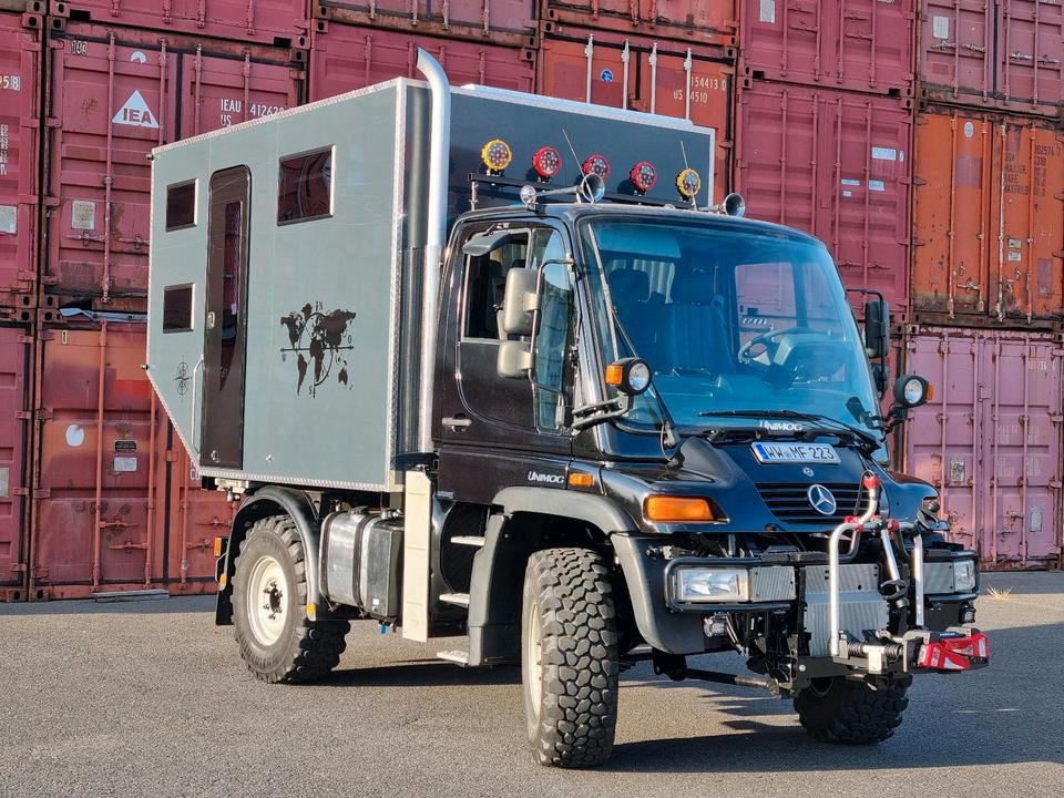Unimog U300 Wohnmobil Camper Mercedes-Benz 405 U 300 400 Expeditionsfahrzeug Expeditionsmobil - Kamper: slika 1 Unimog U300 Wohnmobil Camper Mercedes-Benz 405 U 300 400 Expeditionsfahrzeug Expeditionsmobil - Kamper: slika 1