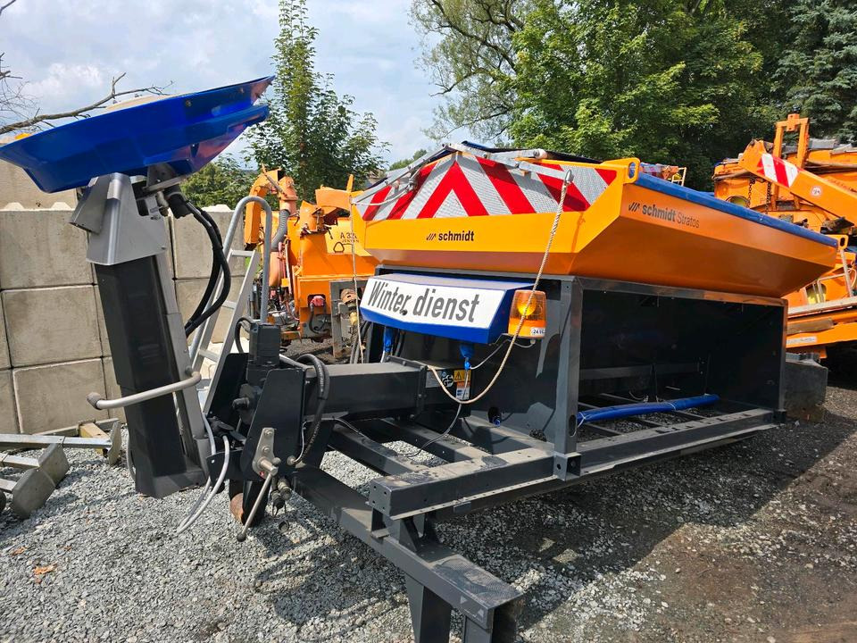 Novu Rasipač peska/ Soli Neuwertiger Schmidt Stratos S30-27 VEP-490 Salzstreuer für Hakenlift Abrollcontainer Streuautomat Winterdienst Streusilo für LKW: slika 11