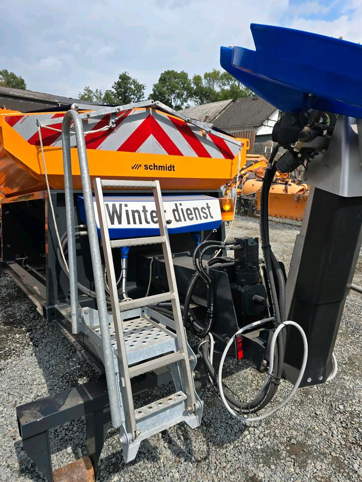 Novu Rasipač peska/ Soli Neuwertiger Schmidt Stratos S30-27 VEP-490 Salzstreuer für Hakenlift Abrollcontainer Streuautomat Winterdienst Streusilo für LKW: slika 9