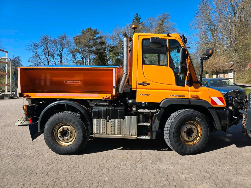Unimog 218 U218 Mercedes-Benz 405 Schmidt Schneepflug Gmeiner Salzstreuer Yedi Winterdienst - Vozilo za čišćenje snega: slika 2 Unimog 218 U218 Mercedes-Benz 405 Schmidt Schneepflug Gmeiner Salzstreuer Yedi Winterdienst - Vozilo za čišćenje snega: slika 2