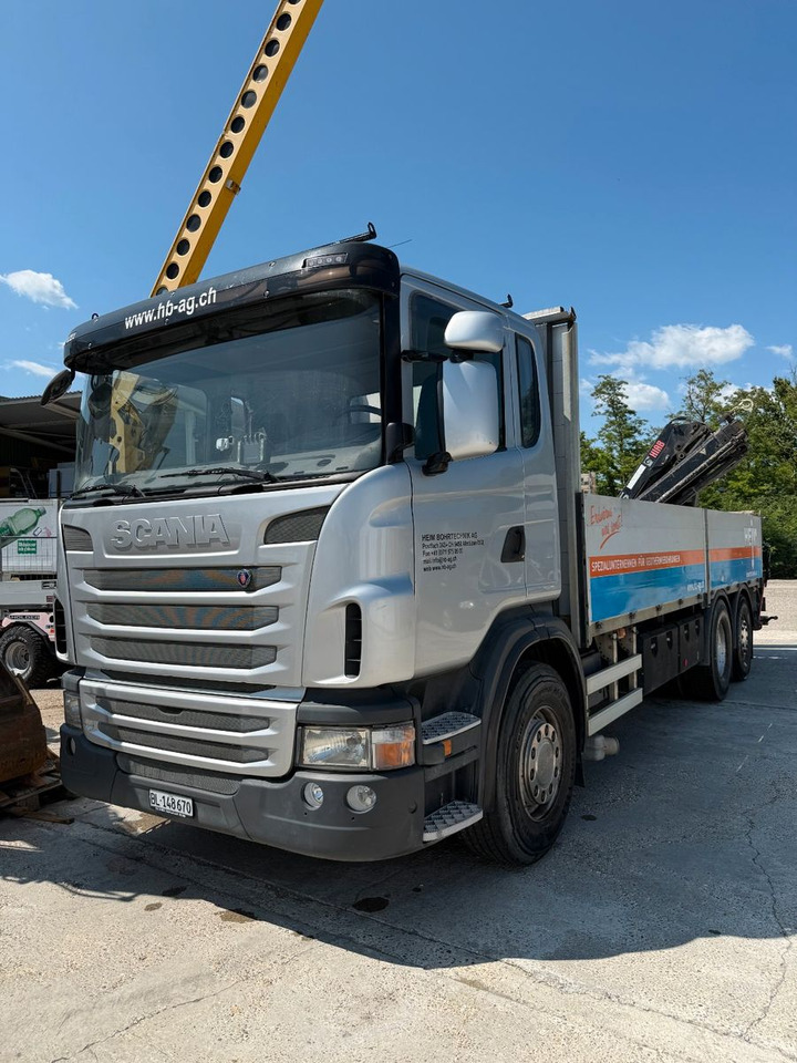 Scania G440 Brücke mit Ladekran - Kamion sa tovarnim sandukom, Kamion sa dizalicom: slika 2 Scania G440 Brücke mit Ladekran - Kamion sa tovarnim sandukom, Kamion sa dizalicom: slika 2