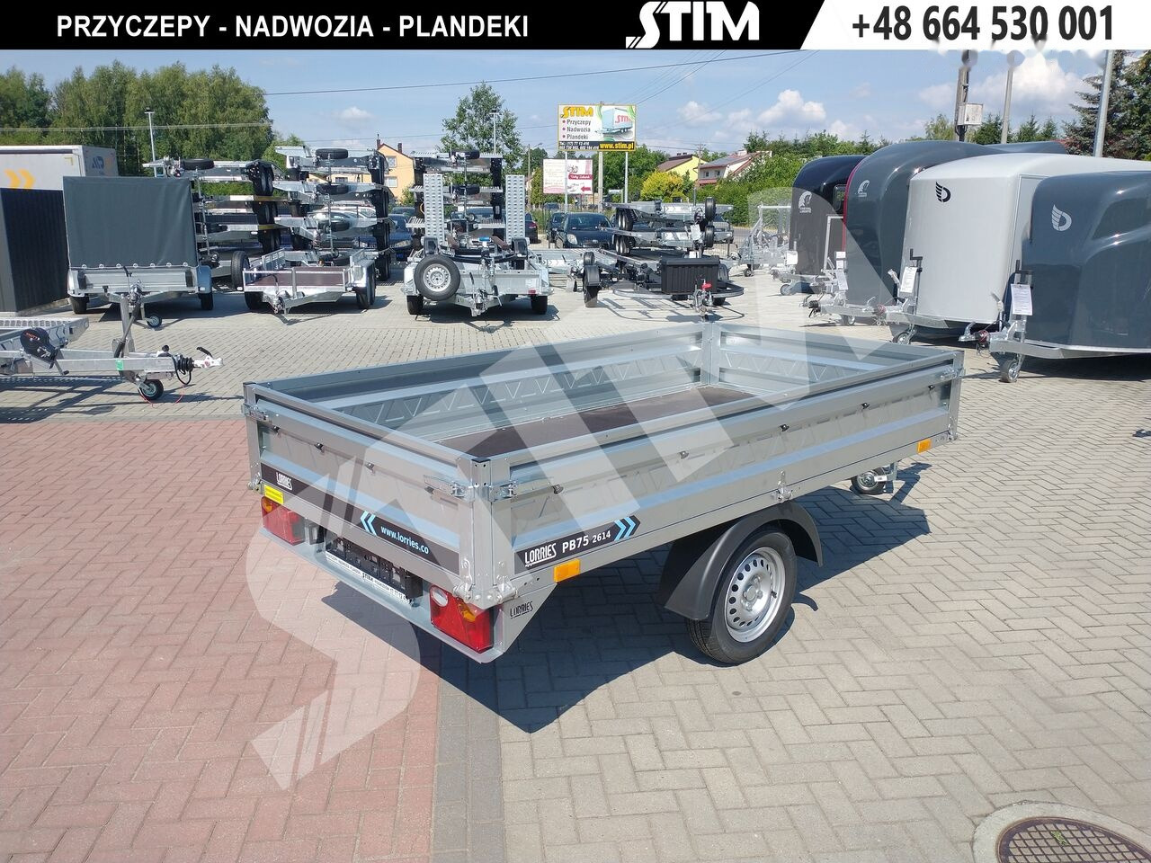Lorries PB75-2614/1 - Prikolica za automobil: slika 1 Lorries PB75-2614/1 - Prikolica za automobil: slika 1