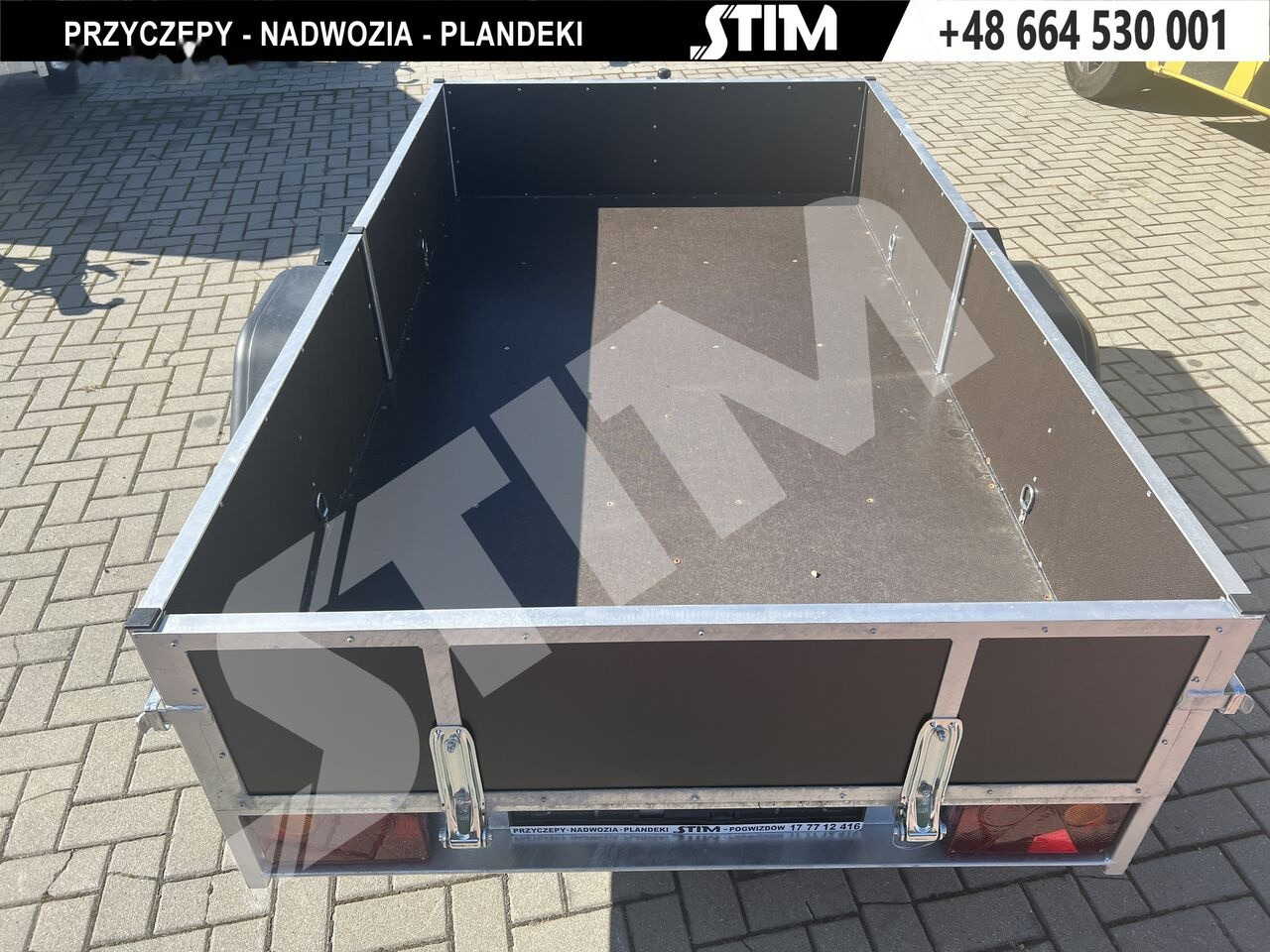 Novu Prikolica za automobil Stim S11-075/2213 Zawieszenie oś skrętna: slika 8