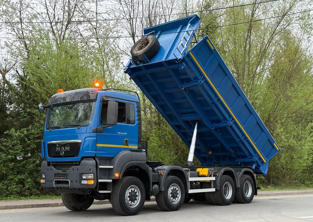 MAN * Kiper * Wywrotka * 35-440 *  MAN TGS *  8X8 * Bordmatic * Bardzo Dobry Stan - Istovarivač: slika 1 MAN * Kiper * Wywrotka * 35-440 *  MAN TGS *  8X8 * Bordmatic * Bardzo Dobry Stan - Istovarivač: slika 1