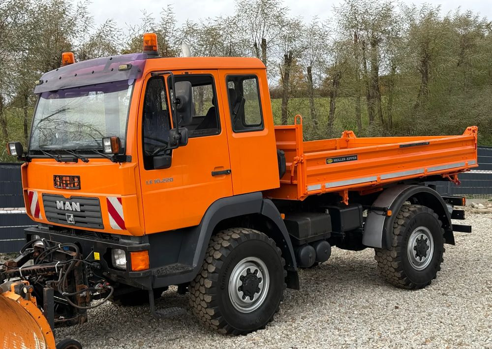 MAN * MAN 10-220 * Pług * Kiper Wywrotka Meiller * 4x4 * Zimowe Utrzymanie * Unimog * - Istovarivač: slika 3 MAN * MAN 10-220 * Pług * Kiper Wywrotka Meiller * 4x4 * Zimowe Utrzymanie * Unimog * - Istovarivač: slika 3