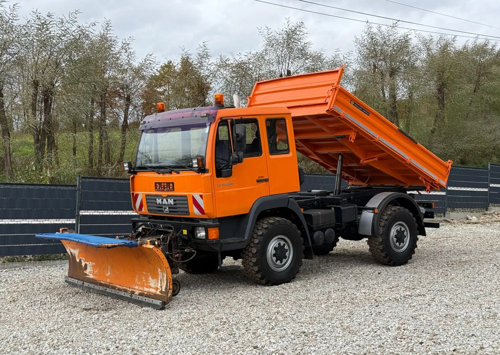 MAN * MAN 10-220 * Pług * Kiper Wywrotka Meiller * 4x4 * Zimowe Utrzymanie * Unimog * - Istovarivač: slika 1 MAN * MAN 10-220 * Pług * Kiper Wywrotka Meiller * 4x4 * Zimowe Utrzymanie * Unimog * - Istovarivač: slika 1