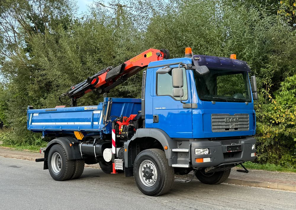 MAN * MAN 18 280 * KIPER WYWROTKA * 4x4 * HDS Palfinger 120 STAN BARDZO DOBRY * Sprowadzony - Istovarivač: slika 2 MAN * MAN 18 280 * KIPER WYWROTKA * 4x4 * HDS Palfinger 120 STAN BARDZO DOBRY * Sprowadzony - Istovarivač: slika 2