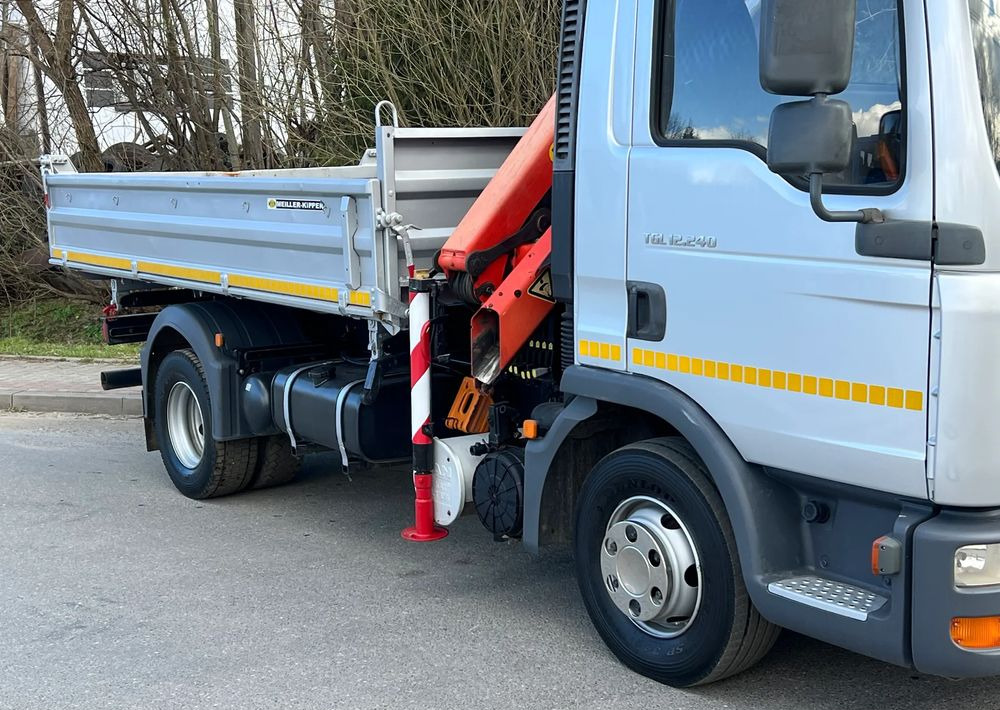 Istovarivač MAN MAN TGL 12-240 Kiper Wywrotka 4x2 Kran PALFINGER PK 12500 BARDZO DOBRY STAN: slika 6