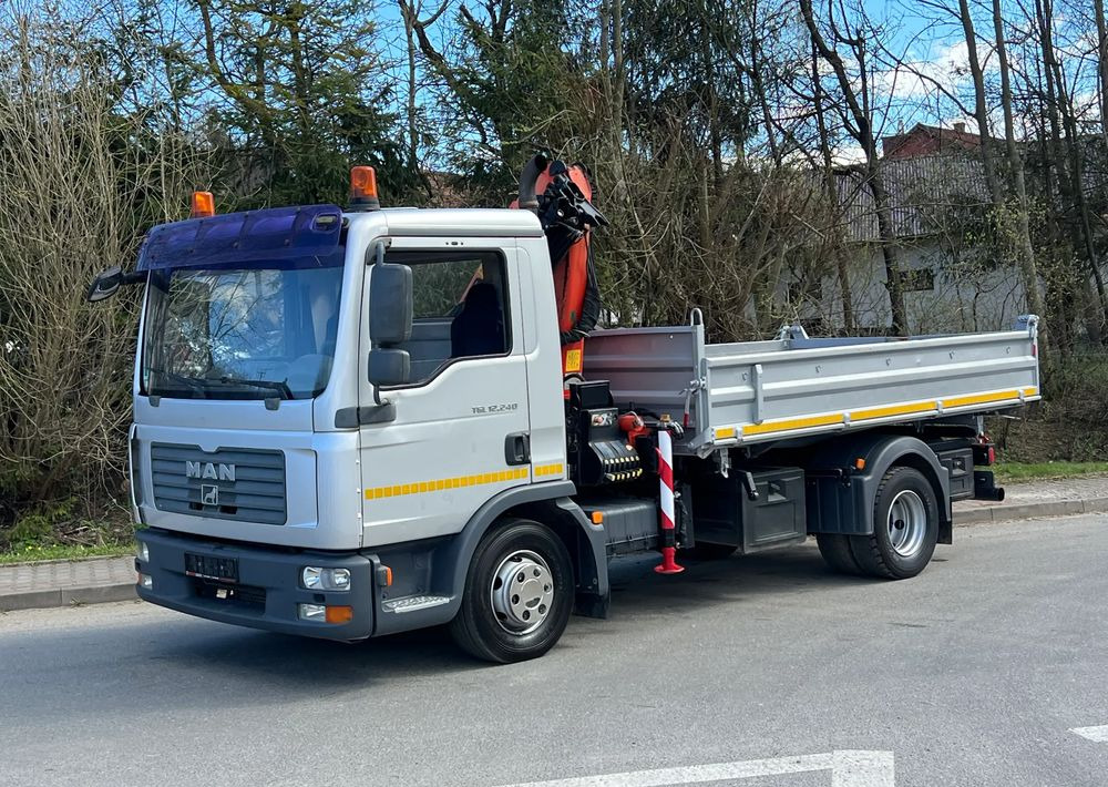 Istovarivač MAN MAN TGL 12-240 Kiper Wywrotka 4x2 Kran PALFINGER PK 12500 BARDZO DOBRY STAN: slika 15