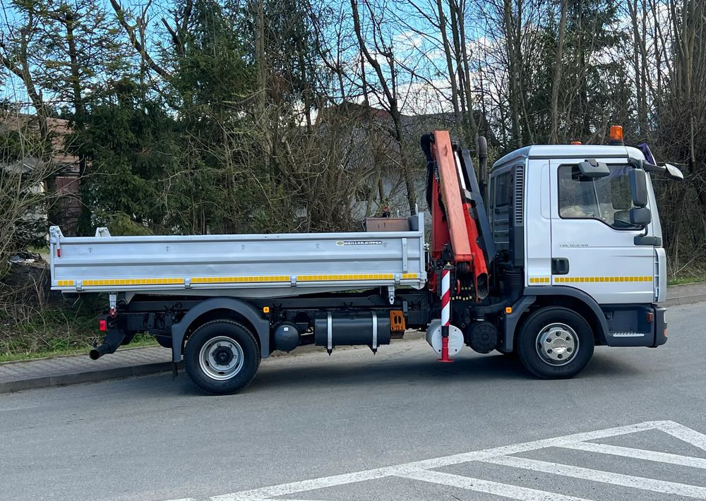 Istovarivač MAN MAN TGL 12-240 Kiper Wywrotka 4x2 Kran PALFINGER PK 12500 BARDZO DOBRY STAN: slika 12