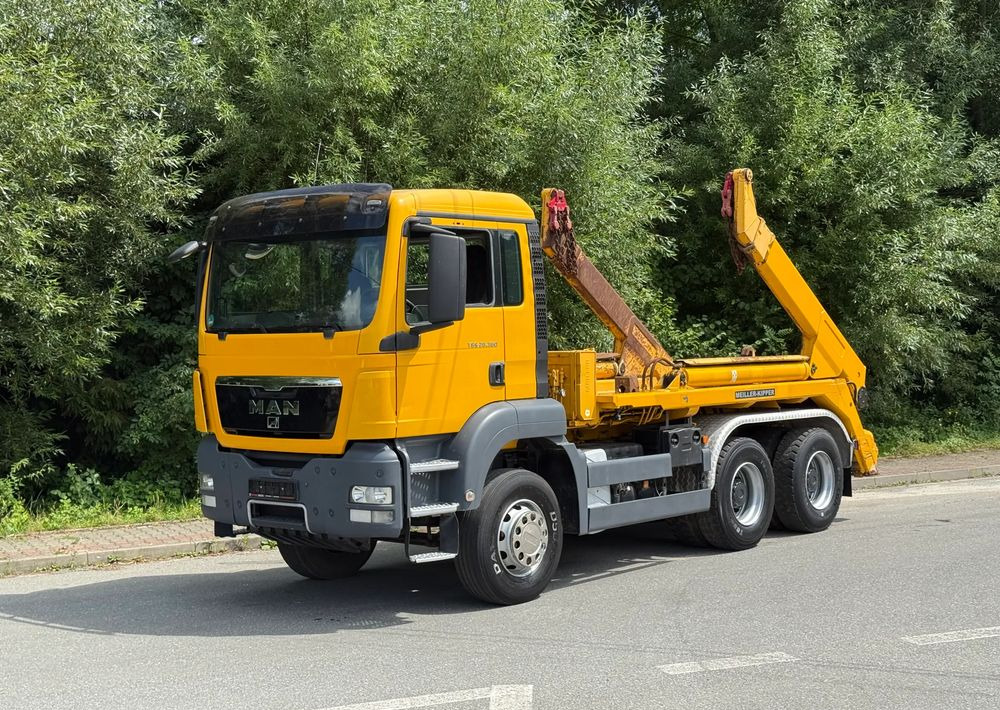 MAN * Sprowadzony * MAN TGS * 6x4 * Bramowiec * Bardzo Dobry Stan * Meiller Kiper * - Kamion za utovaranje kontejnera: slika 1 MAN * Sprowadzony * MAN TGS * 6x4 * Bramowiec * Bardzo Dobry Stan * Meiller Kiper * - Kamion za utovaranje kontejnera: slika 1