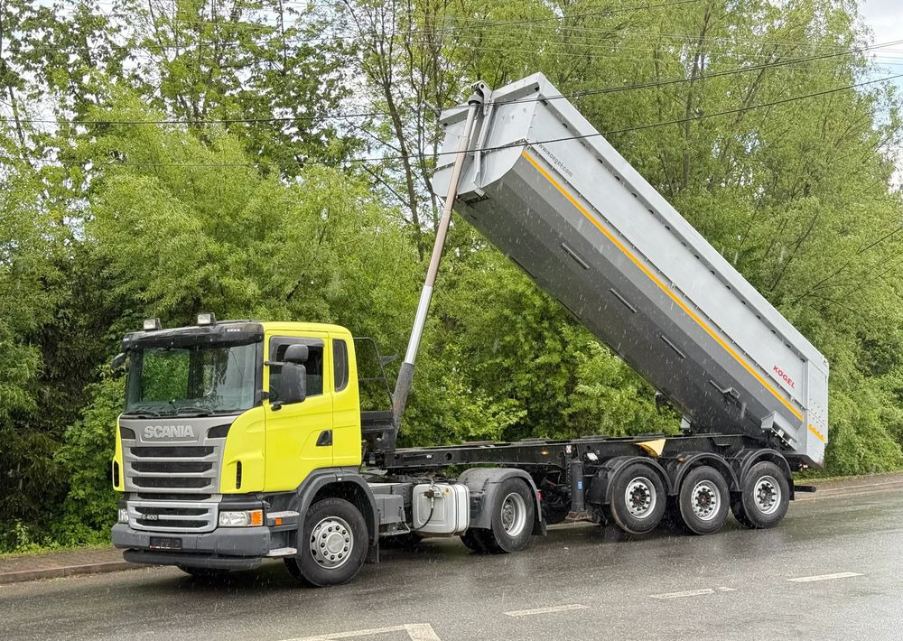 Scania * Zestaw * Scania G400 + Naczepa Kogel Kiper Wywrotka  * Sprowadzony * Bardzo Dobry Stan * - Tegljač, Poluprikolica istovarivača: slika 1 Scania * Zestaw * Scania G400 + Naczepa Kogel Kiper Wywrotka  * Sprowadzony * Bardzo Dobry Stan * - Tegljač, Poluprikolica istovarivača: slika 1