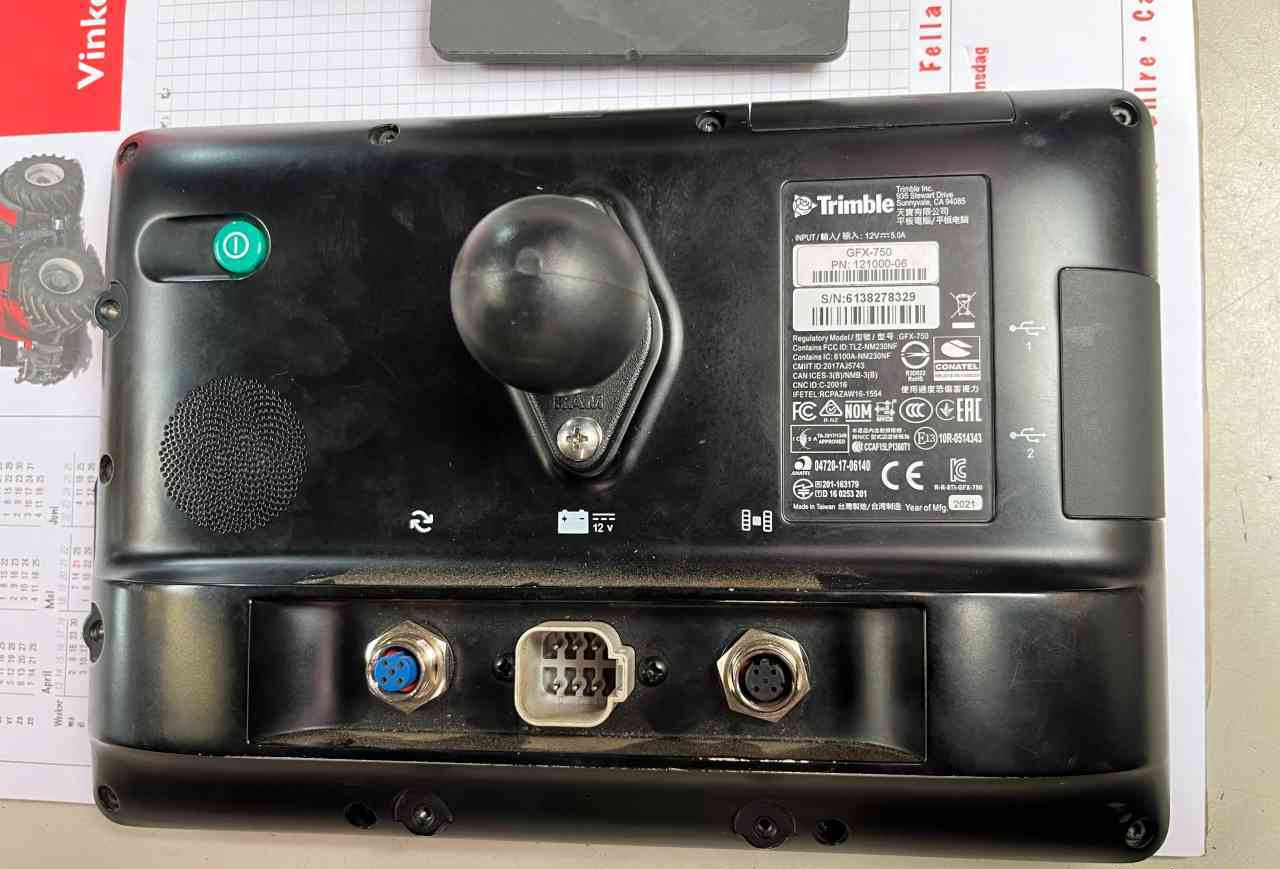 Trimble GFX 750 GPS systeem tractoren - Sistem za navigaciju za Poljoprivredna mašina: slika 2 Trimble GFX 750 GPS systeem tractoren - Sistem za navigaciju za Poljoprivredna mašina: slika 2