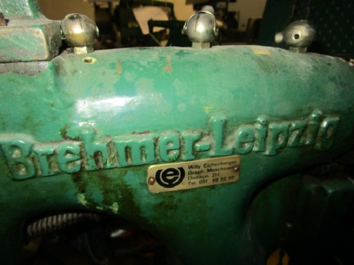 BREHMER LEIPZIG - Štamparska mašina: slika 4 BREHMER LEIPZIG - Štamparska mašina: slika 4