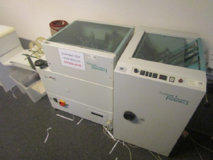 FALZ- UND HEFTMASCHINE NAGEL FOLDNAK 8 MIT TRIMMER - Savijačica papira: slika 2 FALZ- UND HEFTMASCHINE NAGEL FOLDNAK 8 MIT TRIMMER - Savijačica papira: slika 2