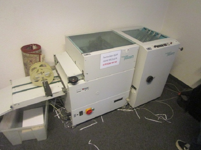 FALZ- UND HEFTMASCHINE NAGEL FOLDNAK 8 MIT TRIMMER - Savijačica papira: slika 1 FALZ- UND HEFTMASCHINE NAGEL FOLDNAK 8 MIT TRIMMER - Savijačica papira: slika 1