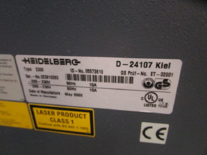 HB TOPSETTER - Štamparska mašina: slika 5 HB TOPSETTER - Štamparska mašina: slika 5