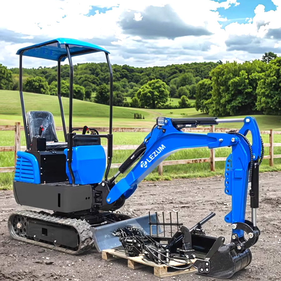 LEZUM Factory Sale Hybrid Mini Digger Excavators Home Farm Electric Remote Control Pilot Compact Digger Excavator with Free Shipping - Mini bager: slika 2 LEZUM Factory Sale Hybrid Mini Digger Excavators Home Farm Electric Remote Control Pilot Compact Digger Excavator with Free Shipping - Mini bager: slika 2