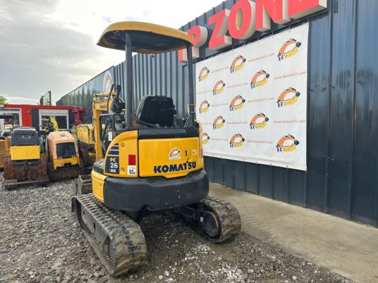 Komatsu PC26MR-3  à 19900€ HT - Mini bager: slika 4 Komatsu PC26MR-3  à 19900€ HT - Mini bager: slika 4