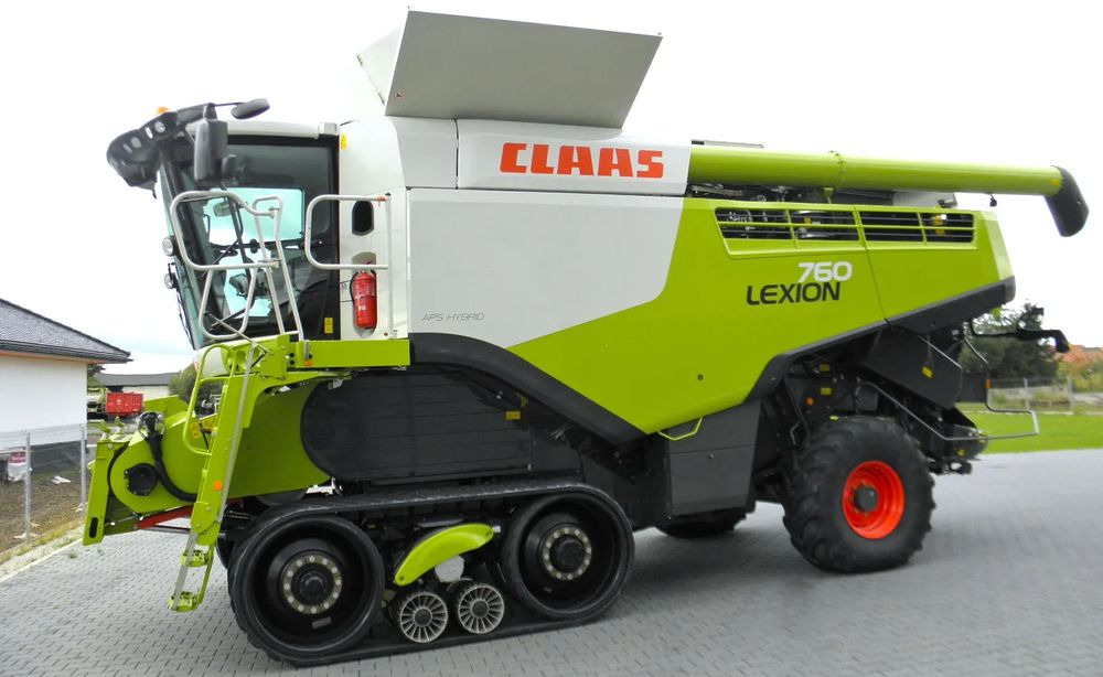 Claas Lexion 760 Terra Trac 2015 Rok, 1900 motgodzin, Heder V 930 2019 Rok, Najbogatsza Wersja, Nie Malowany, Stan Idealny - Kombinovani kombajn: slika 4 Claas Lexion 760 Terra Trac 2015 Rok, 1900 motgodzin, Heder V 930 2019 Rok, Najbogatsza Wersja, Nie Malowany, Stan Idealny - Kombinovani kombajn: slika 4