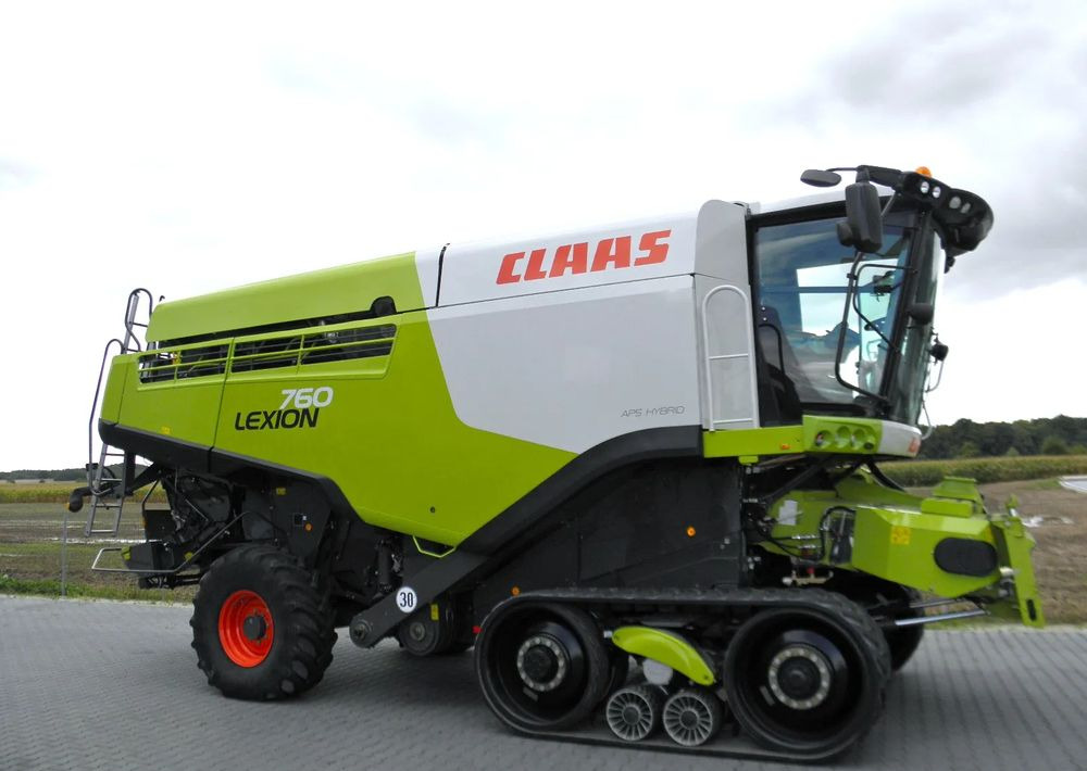 Claas Lexion 760 Terra Trac 2015 Rok, 1900 motgodzin, Heder V 930 2019 Rok, Najbogatsza Wersja, Nie Malowany, Stan Idealny - Kombinovani kombajn: slika 3 Claas Lexion 760 Terra Trac 2015 Rok, 1900 motgodzin, Heder V 930 2019 Rok, Najbogatsza Wersja, Nie Malowany, Stan Idealny - Kombinovani kombajn: slika 3