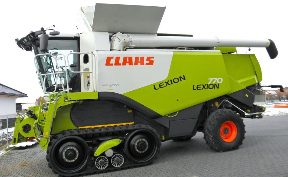 Claas Lexion 770 Terra Trac Heder V10,5, Najbogatsza Wersja, Nie Malowany, Stan Bardzo Dobry - Kombinovani kombajn: slika 1 Claas Lexion 770 Terra Trac Heder V10,5, Najbogatsza Wersja, Nie Malowany, Stan Bardzo Dobry - Kombinovani kombajn: slika 1