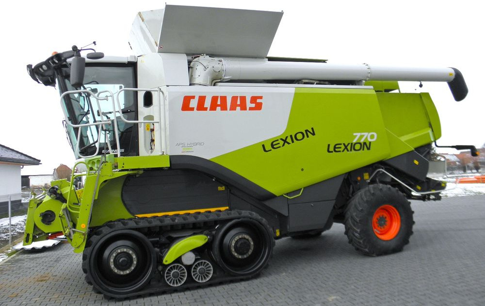 Claas Lexion 770 Terra Trac Heder V10,5, Najbogatsza Wersja, Nie Malowany, Stan Bardzo Dobry - Kombinovani kombajn: slika 3 Claas Lexion 770 Terra Trac Heder V10,5, Najbogatsza Wersja, Nie Malowany, Stan Bardzo Dobry - Kombinovani kombajn: slika 3
