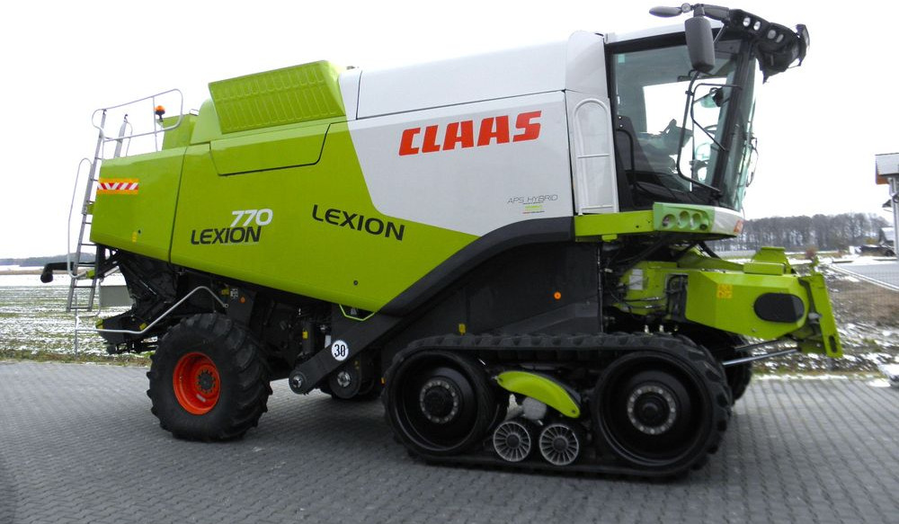 Claas Lexion 770 Terra Trac Heder V10,5, Najbogatsza Wersja, Nie Malowany, Stan Bardzo Dobry - Kombinovani kombajn: slika 2 Claas Lexion 770 Terra Trac Heder V10,5, Najbogatsza Wersja, Nie Malowany, Stan Bardzo Dobry - Kombinovani kombajn: slika 2